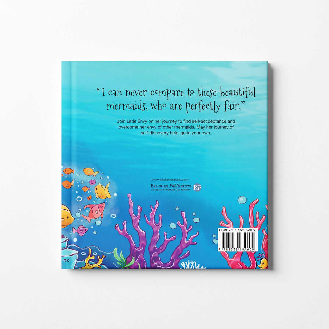 Back cover of children's book Little Envy