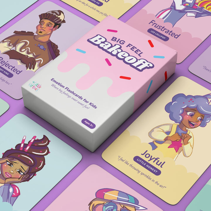 Big Feel Bakeoff: Emotion Flashcards for Kids